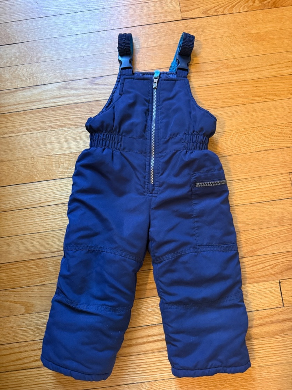 Carter's Navy Blue Insulated Kids Snow Bib Overalls